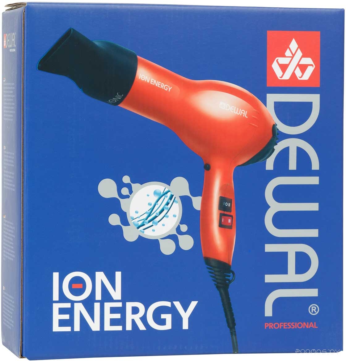 Фен DEWAL ION Energy (красный) [03-8800], фото 4