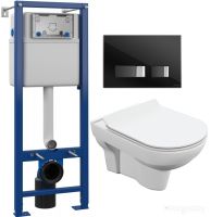 Унитаз Cersanit City New Clean On + S-IN-MZ-VECTOR + P-BU-MOV/Blg/Gl