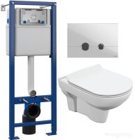Унитаз Cersanit City New Clean On + S-IN-MZ-VECTOR + P-BU-STE/Whg/Gl