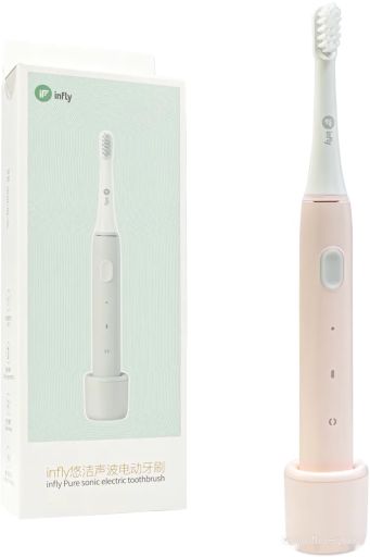 Электрическая зубная щетка Infly Sonic Electric Toothbrush P60 (1 насадка, розовый)