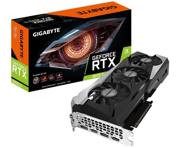 Видеокарта Gigabyte GeForce RTX 3070 Ti Gaming OC 8Gb, фото 1