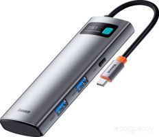 USB-хаб Baseus Metal Gleam Series 7-in-1 Multifunctional Type-C WKWG020113