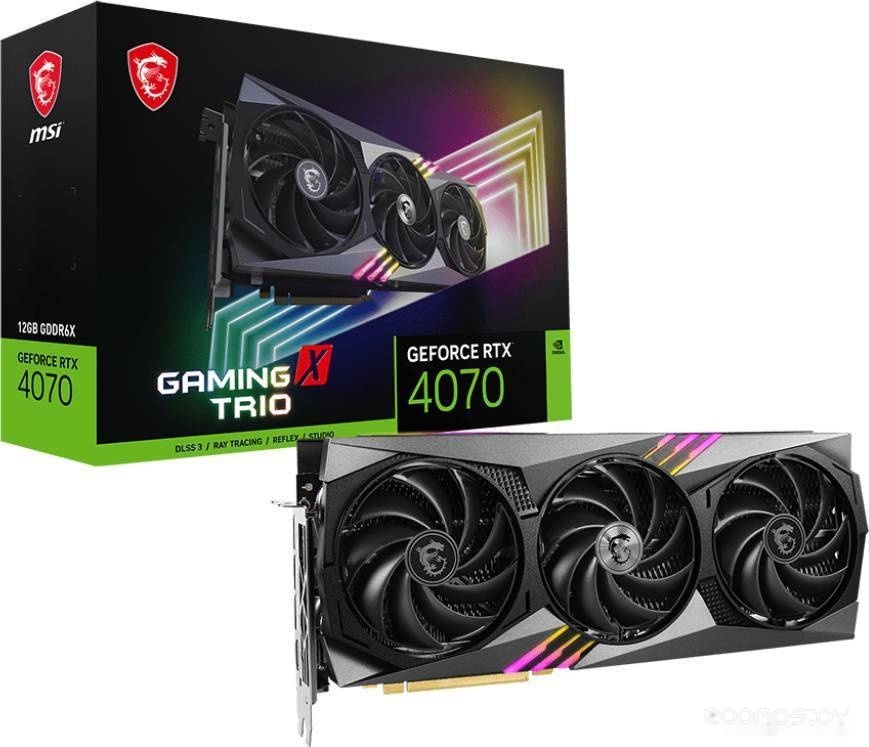 Видеокарта MSI GeForce RTX 4070 Gaming X Trio 12G, фото 8