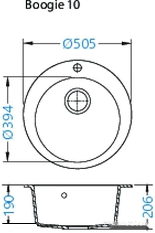 Кухонная мойка Alveus Granital Genesis Amaro Boogie 1133429, фото 2