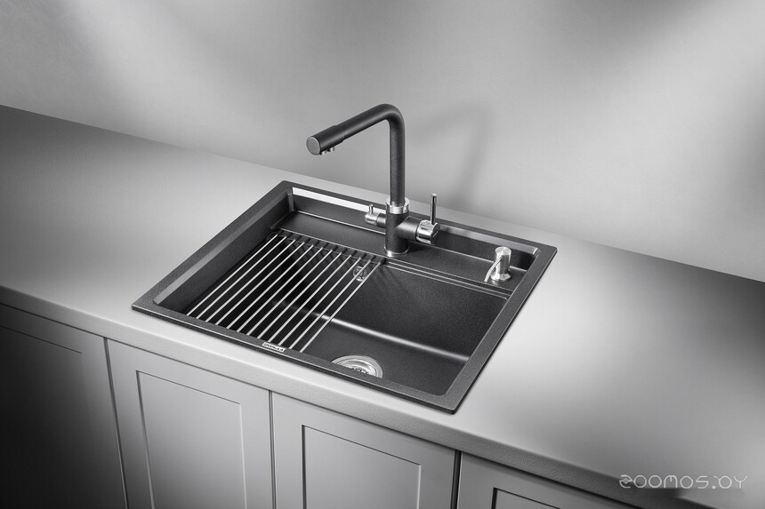 Кухонная мойка Granula KS-6003 (черный), фото 2
