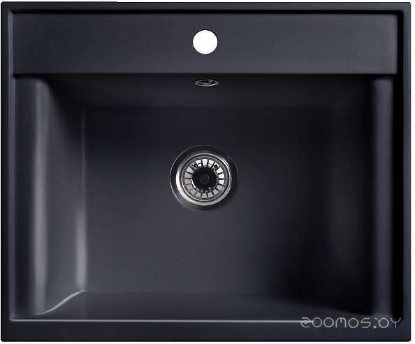 Кухонная мойка Belux SG-REC-6050 (черный обсидиан), фото 1