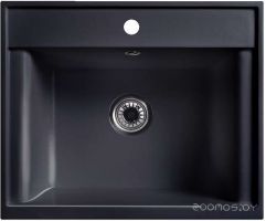 Кухонная мойка Belux SG-REC-6050 (черный обсидиан)