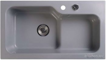 Кухонная мойка Belux SG-REC-HALF-8045-01 (серый сланец)