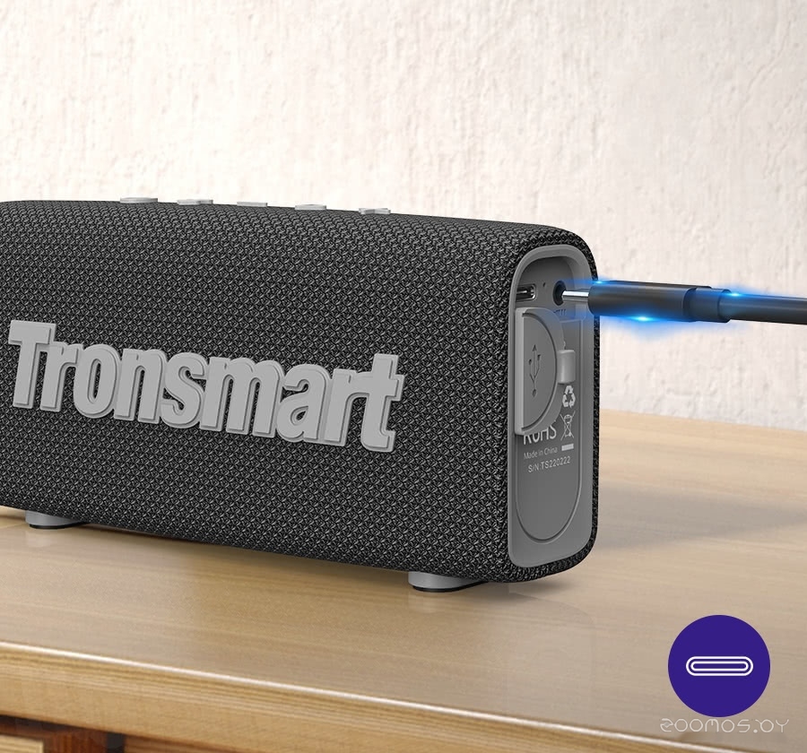 Беспроводная колонка Tronsmart Trip (оранжевый), фото 10
