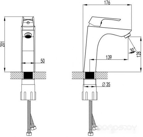 Смеситель Lemark Unit LM4537C, фото 2