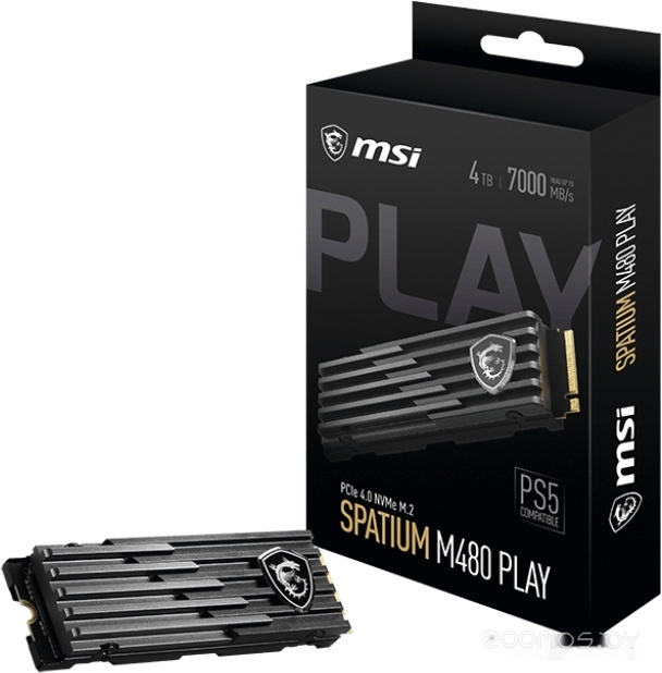 SSD MSI Spatium M480 Play 1TB S78-440L680-P83, фото 5