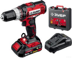 Дрель-шуруповерт ЗУБР Мастер ДШЛ-145-21 (с 1-м АКБ, кейс)