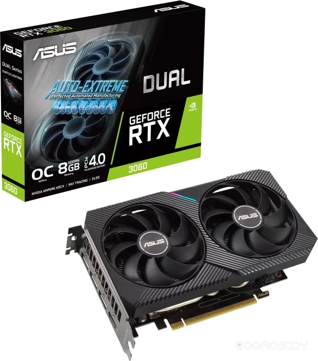 Видеокарта Asus Dual GeForce RTX 3060 OC Edition 8GB GDDR6 DUAL-RTX3060-O8G, фото 9