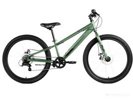 Велосипед Forward Spike 24 D (11, зеленый/черный, 2023)