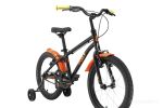 Детский велосипед Stark Foxy 18 2022 (черный/оранжевый/желтый)