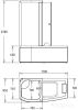 Душевая кабина Gemy G8040 C L 170x85