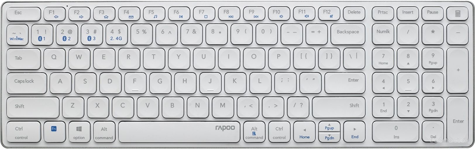 Клавиатура Rapoo E9700M (белый)