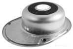 Мойка кухонная Mixline Овал R 528191 (с сифоном)