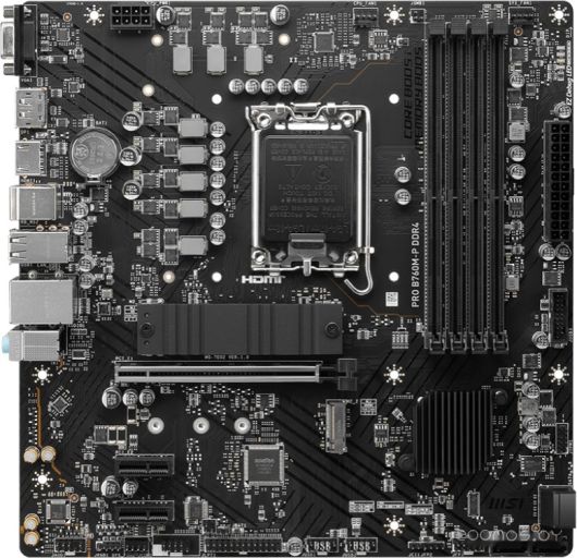 Материнская плата MSI Pro B760M-P DDR4, фото 1
