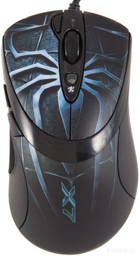 Игровая мышь A4Tech XL-747H (черный/синий), фото 1