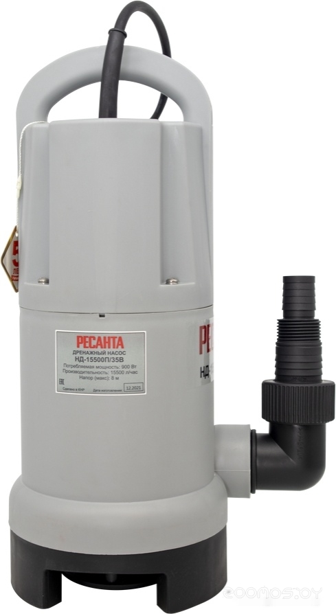 Дренажный насос Ресанта НД-15500П/35B, фото 8
