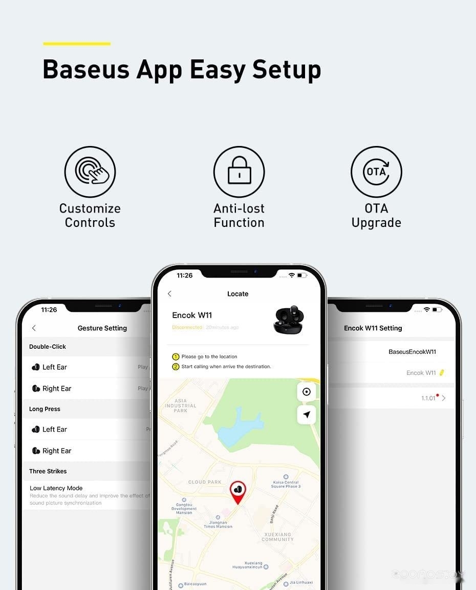 Наушники Baseus Encok W11, фото 7