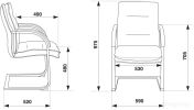 Кресло Бюрократ T-9927SL-LOW-V (светло-коричневый)