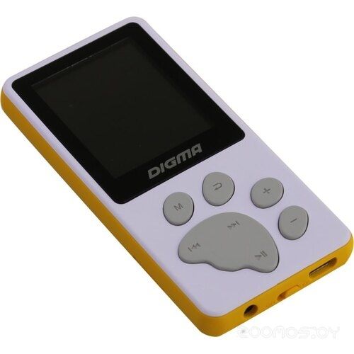 Плеер MP3 DIGMA S4 8GB (белый/оранжевый)