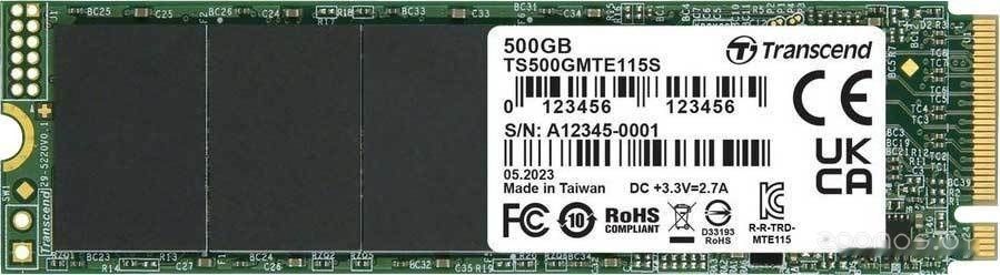 SSD Transcend 115S 500GB TS500GMTE115S, фото 1