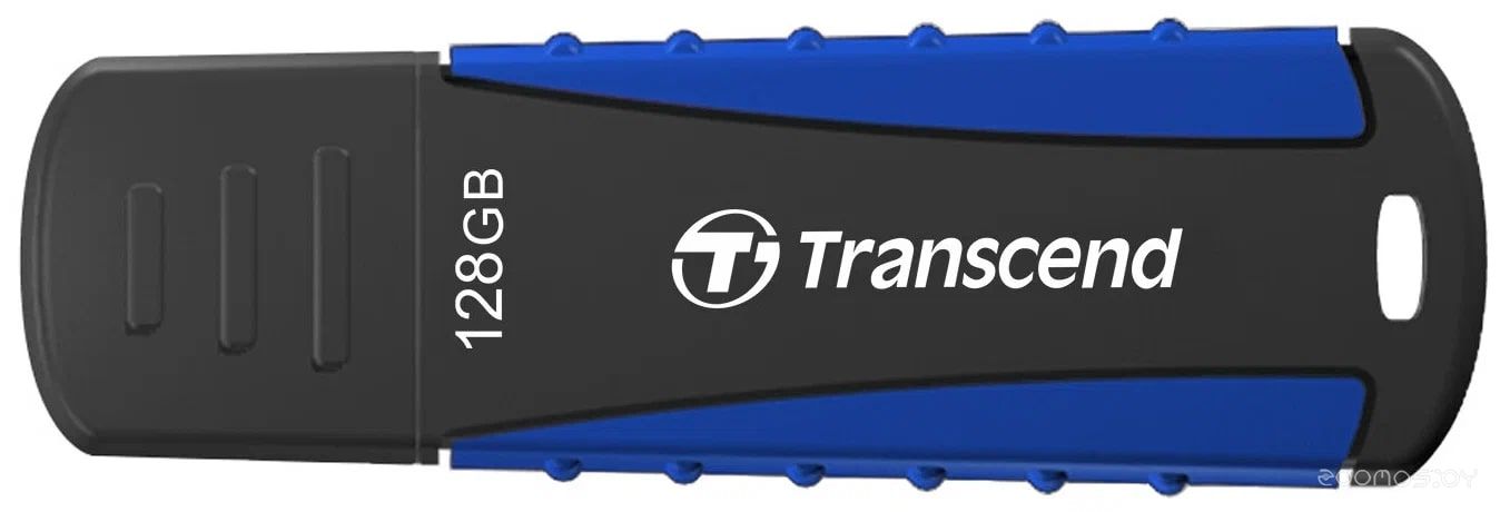 USB Flash Transcend JetFlash 810 128GB (черный/синий)