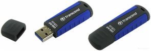 USB Flash Transcend JetFlash 810 128GB (черный/синий)