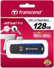USB Flash Transcend JetFlash 810 128GB (черный/синий)