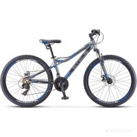 Велосипед Stels Navigator 610 MD 26 V050 (16, антрацитовый/синий, 2022)