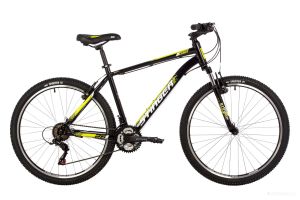 Велосипед Stinger Caiman 26 (16, черный, 2023)