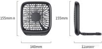 Вентилятор Baseus Foldable Vehicle-mounted Backseat Fan (белый)