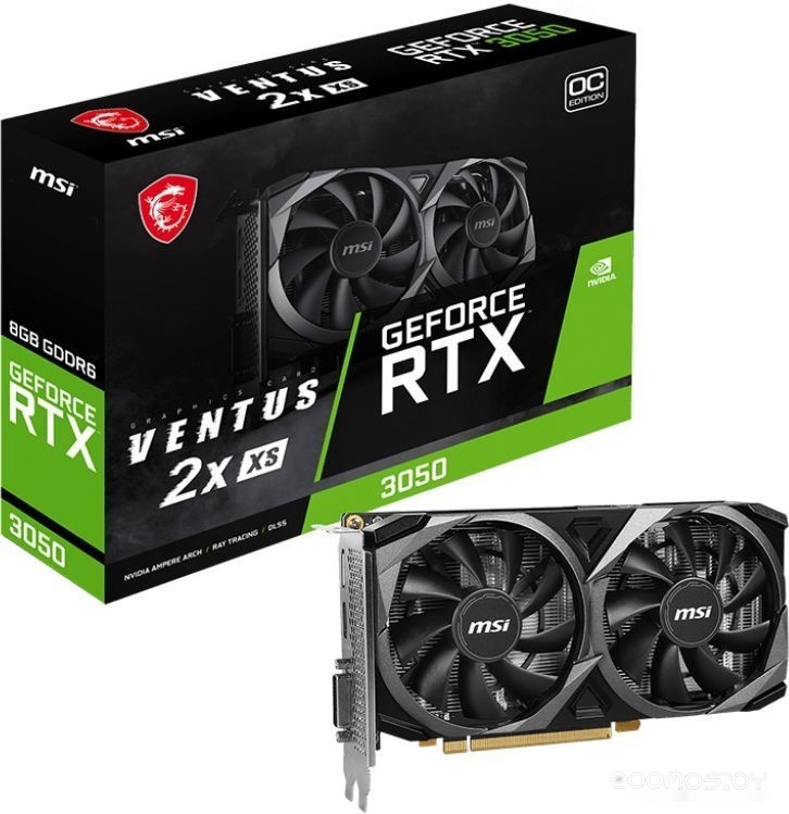 Видеокарта MSI GeForce RTX 3050 Ventus 2X XS 8G OC, фото 5