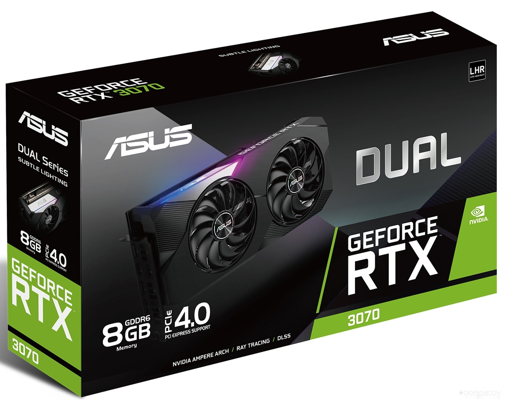 Видеокарта Asus Dual GeForce RTX 3070 V2 8GB GDDR6 DUAL-RTX3070-8G-V2, фото 8