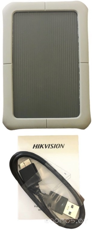 Внешний жёсткий диск Hikvision HS-EHDD-T30/2T/GRAY/RUBBER, фото 3