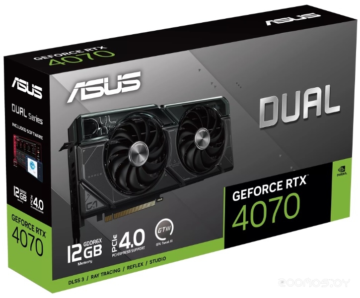 Видеокарта Asus DUAL-RTX4070-12G, фото 3