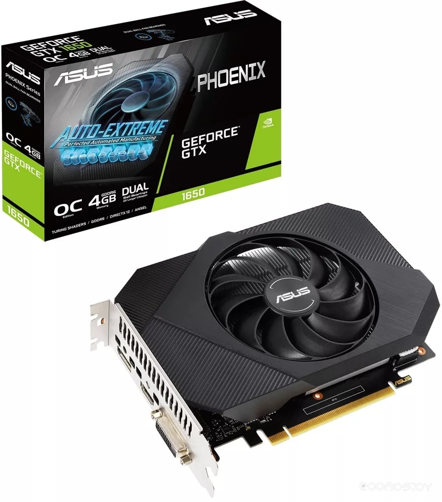 Видеокарта Asus Phoenix GeForce GTX 1650 OC 4GB GDDR6 V2 PH-GTX1650-O4GD6-P-V2, фото 5