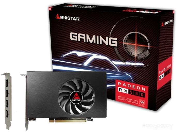 Видеокарта Biostar Radeon RX 550 4GB GDDR5 VA5505RG41, фото 1