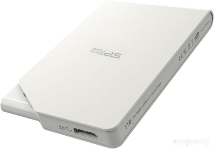 Внешний накопитель Silicon Power Stream S03 1TB White (SP010TBPHDS03S3W)