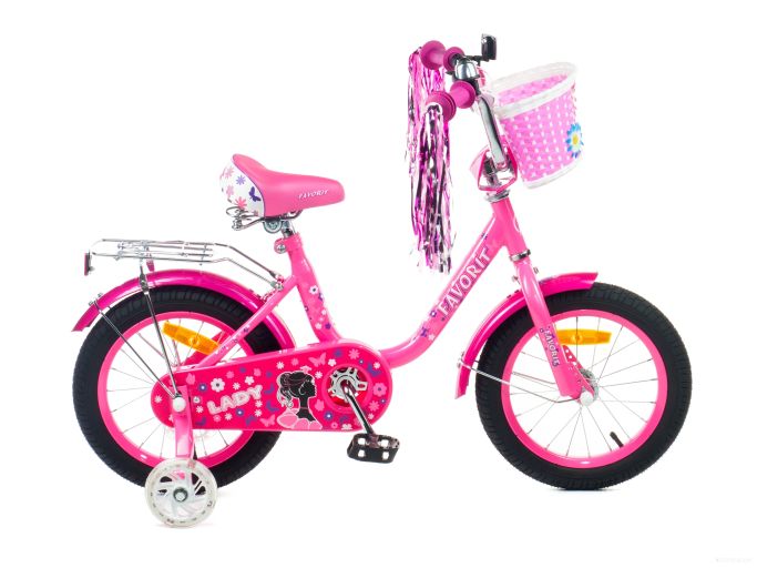 Детский велосипед Favorit Lady 14 (розовый, LAD-14RS)