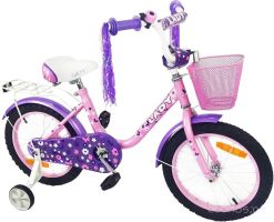 Детский велосипед Favorit Lady 14 (фиолетовый/розовый, 2019)