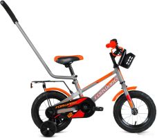 Детский велосипед Forward Meteor 12 2022 (серый/оранжевый)