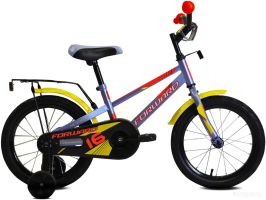 Детский велосипед Forward Meteor 16 2022 (серый/красный)