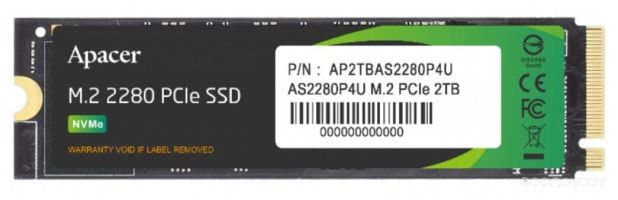 Жесткий диск Apacer AP2TBAS2280P4U-1
