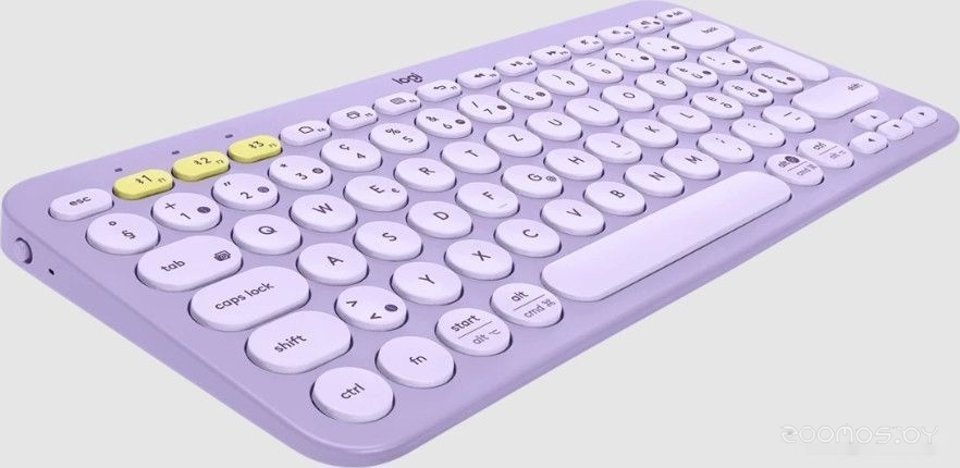 Клавиатура Logitech Multi-Device K380 Bluetooth 920-011166 (фиолетовый/белый, нет кириллицы), фото 2