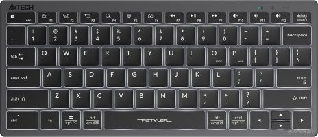 Клавиатура A4Tech Fstyler FX61 (серый/черный)