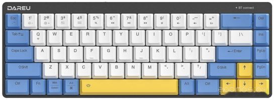 Клавиатура Dareu EK868 (Kaihl Brown, White-Blue-Yellow)